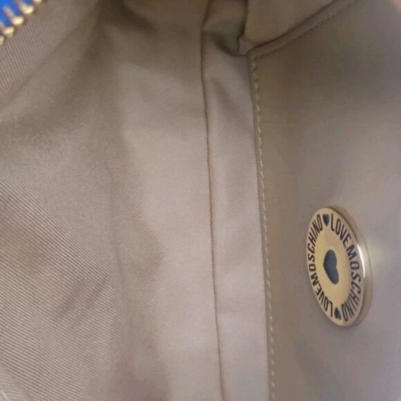 Love Moschino Quilted Mini Crossbody Bag with Chain Strap And Jewels Royal Blue - Picture 5 of 8